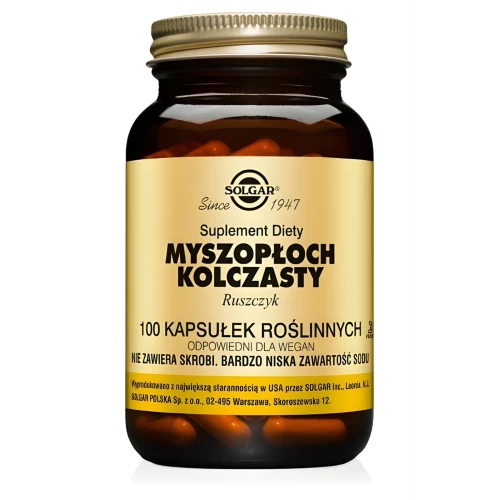 Solgar - Myszopłoch Kolczasty - 100 kapsułek